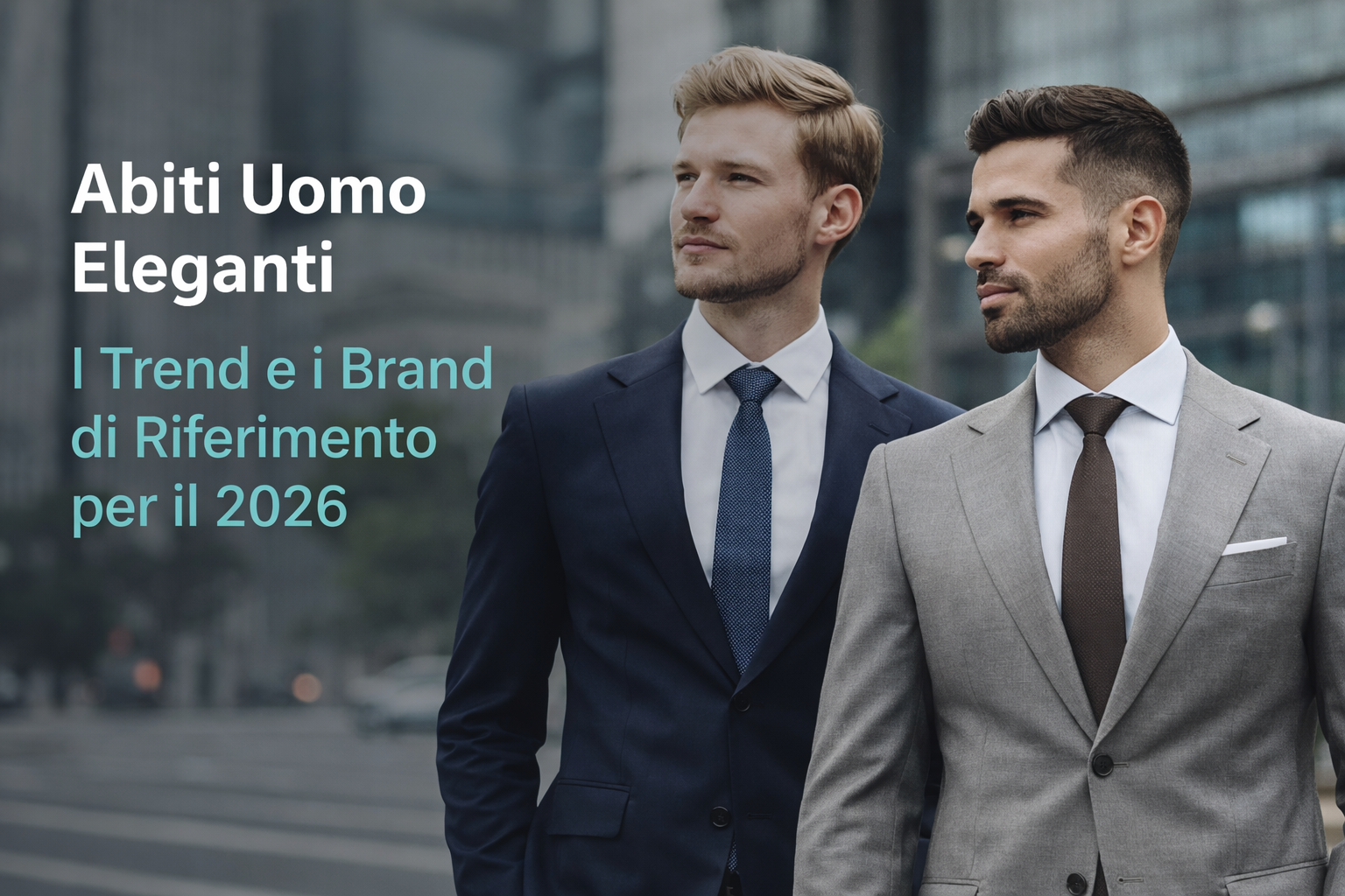 Abiti uomo eleganti: i brand di riferimento per il 2026