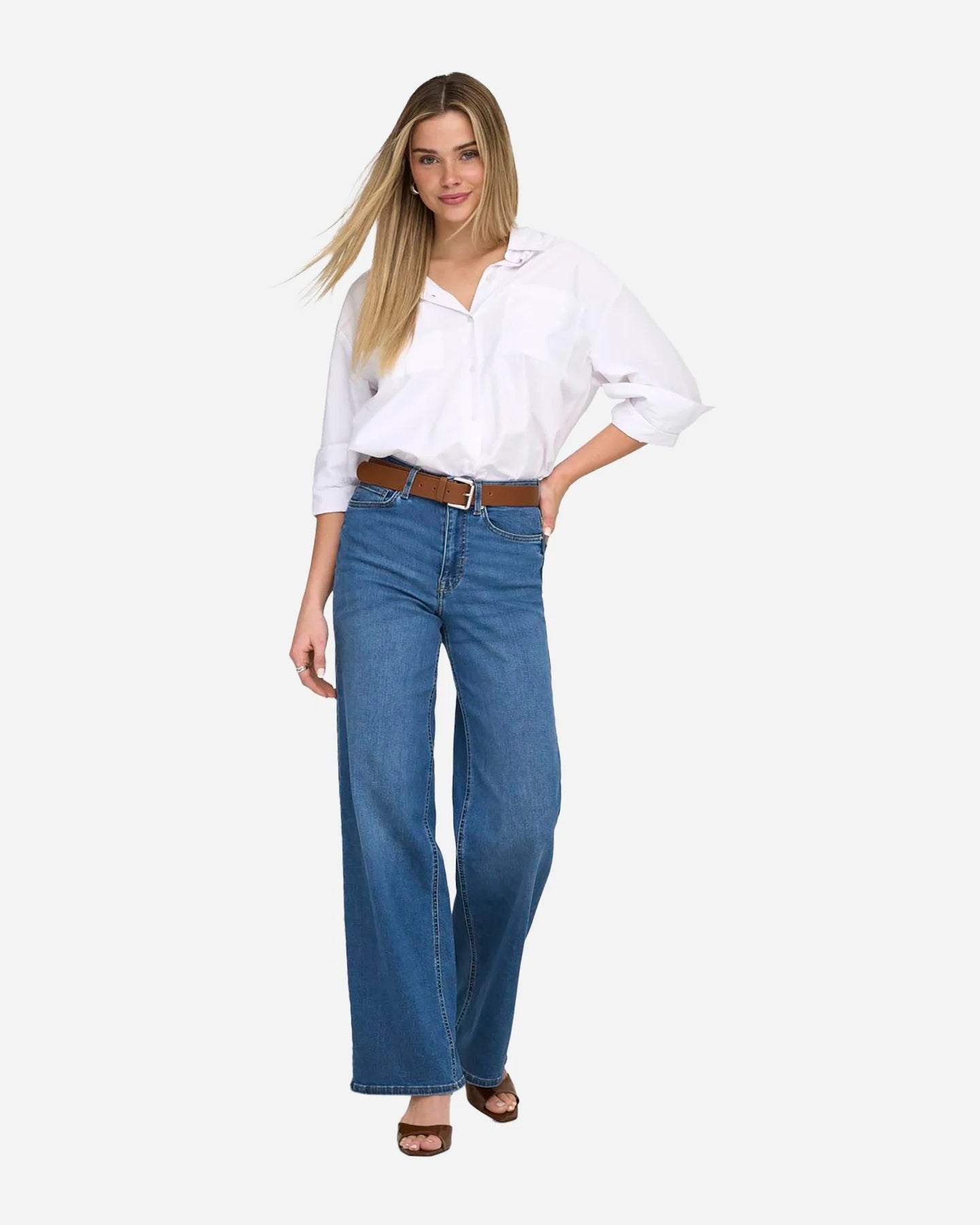 Jeans Madison Blush Hw Wide Dnm Dot372 Only 