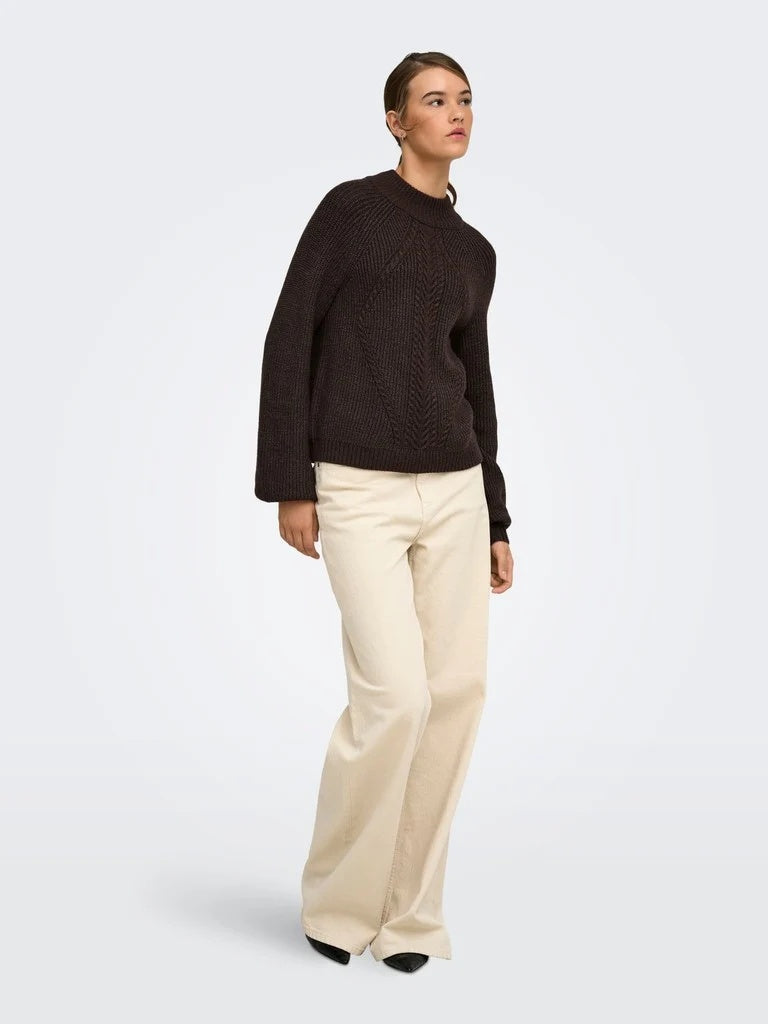 Maglia Katia Ls Detail Highneck  Only 
