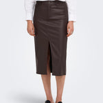 Gonna Bitten Faux Leath Pencil Skirt Cc Otw Only 