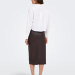 Gonna Bitten Faux Leath Pencil Skirt Cc Otw Only 