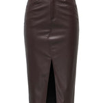 Gonna Bitten Faux Leath Pencil Skirt Cc Otw Only 