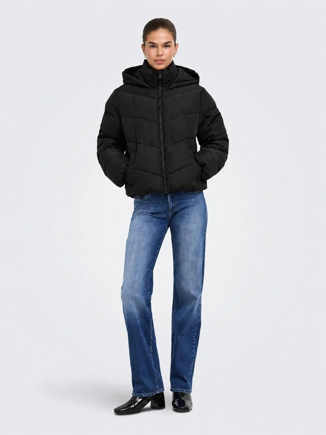 Giubbotto Clair Puffer Hood Jacket Cc Otw Only 