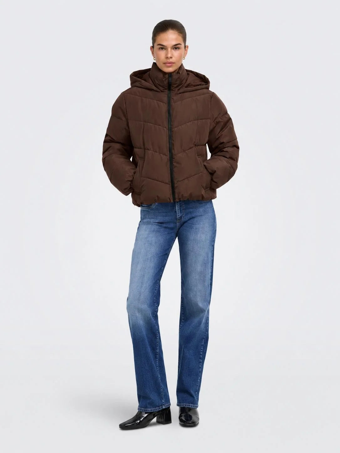 Giubbotto Clair Puffer Hood Jacket Cc Otw Only 