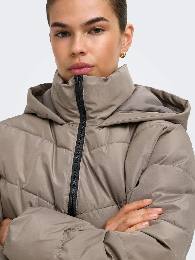 Giubbotto Clair Puffer Hood Jacket Cc Otw Only 