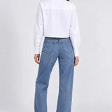 Camicia Rumaya L/S Cropped Emb Shirt Wvn Only 