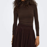 Top Glamour L/S Roll-Neck Top Jrs Only 