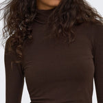 Top Glamour L/S Roll-Neck Top Jrs Only 