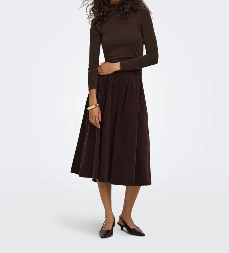 Top Glamour L/S Roll-Neck Top Jrs Only 