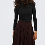 Top Glamour L/S Roll-Neck Top Jrs Only 