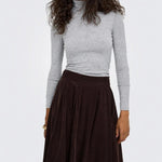 Top Glamour L/S Roll-Neck Top Jrs Only 