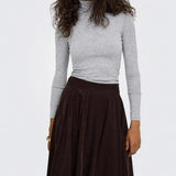 Top Glamour L/S Roll-Neck Top Jrs Only 