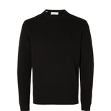 Maglia Dane Ls Knit Structure Crew Neck Selected 