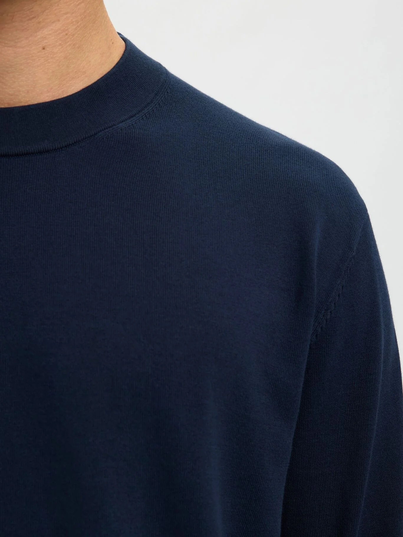 Maglia Torino Ls Knit Crew Neck Selected 