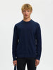 Maglia Torino Ls Knit Crew Neck Selected