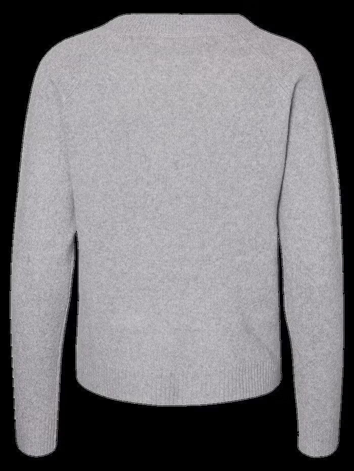 Maglia Donna Grigio Chiaro Melange Vero Moda Doffy 