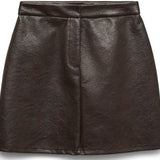 Gonna Donna Vero Moda Kreta Chocolate Torte a Vita Alta 10337045 