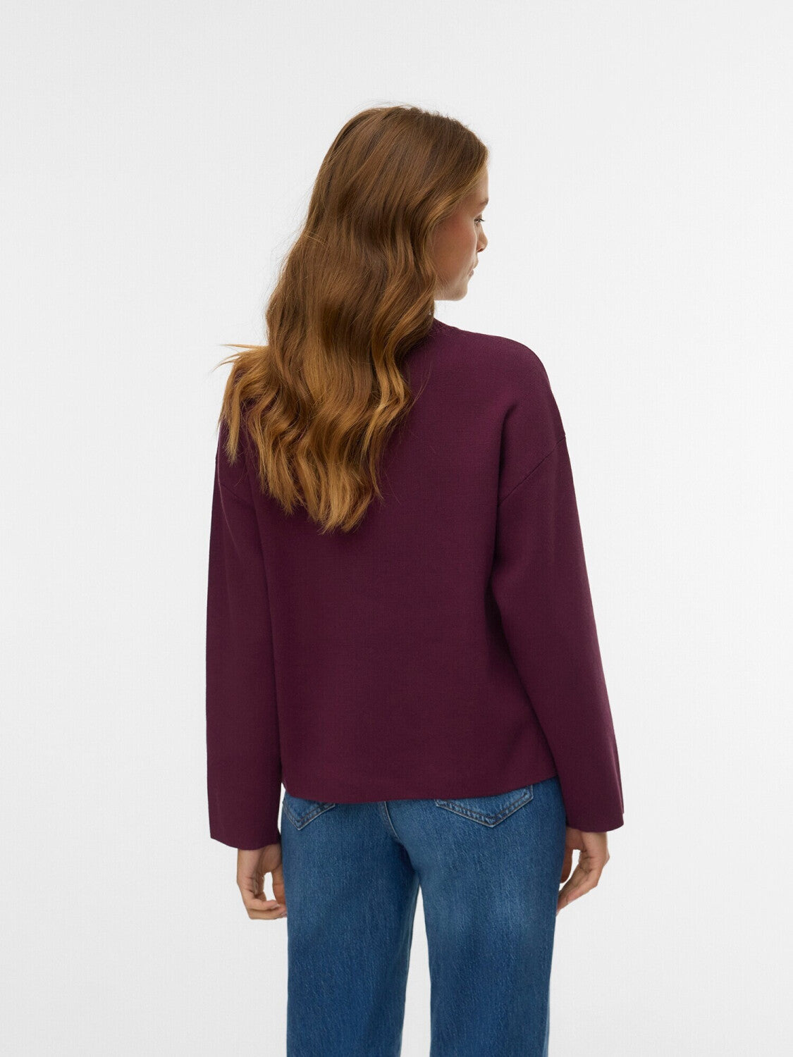 Maglione Donna Vero Moda VMSILJE Girocollo Maniche Lunghe 