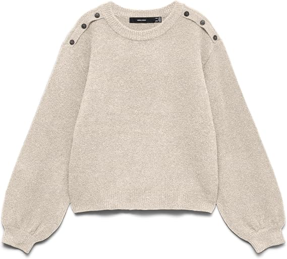 Maglia Bang Button Ls O-Neck Pullover Boo Vero Moda 
