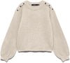 Maglia Bang Button Ls O-Neck Pullover Boo Vero Moda