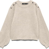 Maglia Bang Button Ls O-Neck Pullover Boo Vero Moda 
