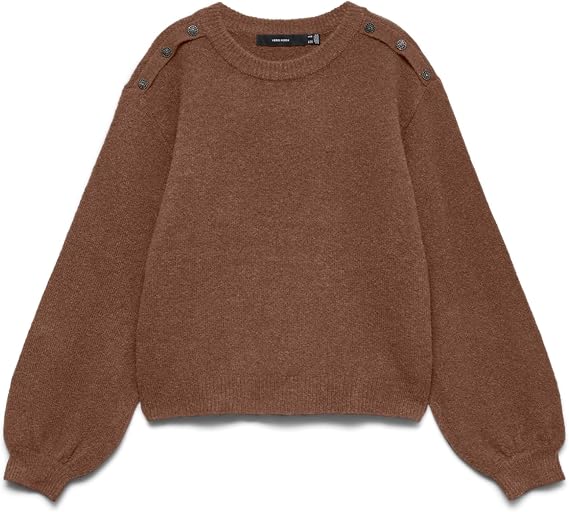 Maglia Bang Button Ls O-Neck Pullover Boo Vero Moda 