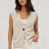Top Agueda Sl V-Neck Vest Boo Vero Moda 