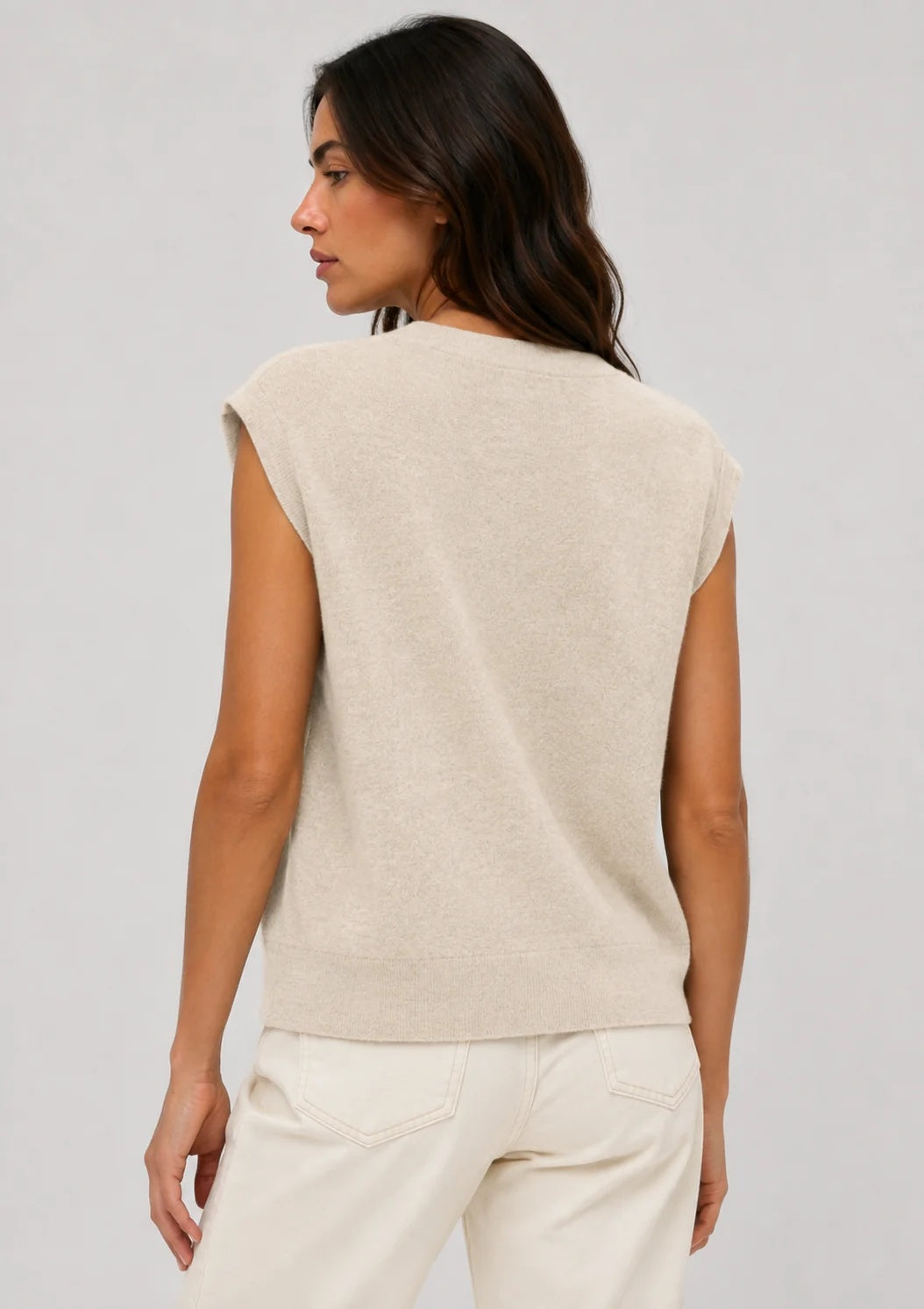 Top Agueda Sl V-Neck Vest Boo Vero Moda 