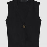 Top Agueda Sl V-Neck Vest Boo Vero Moda 