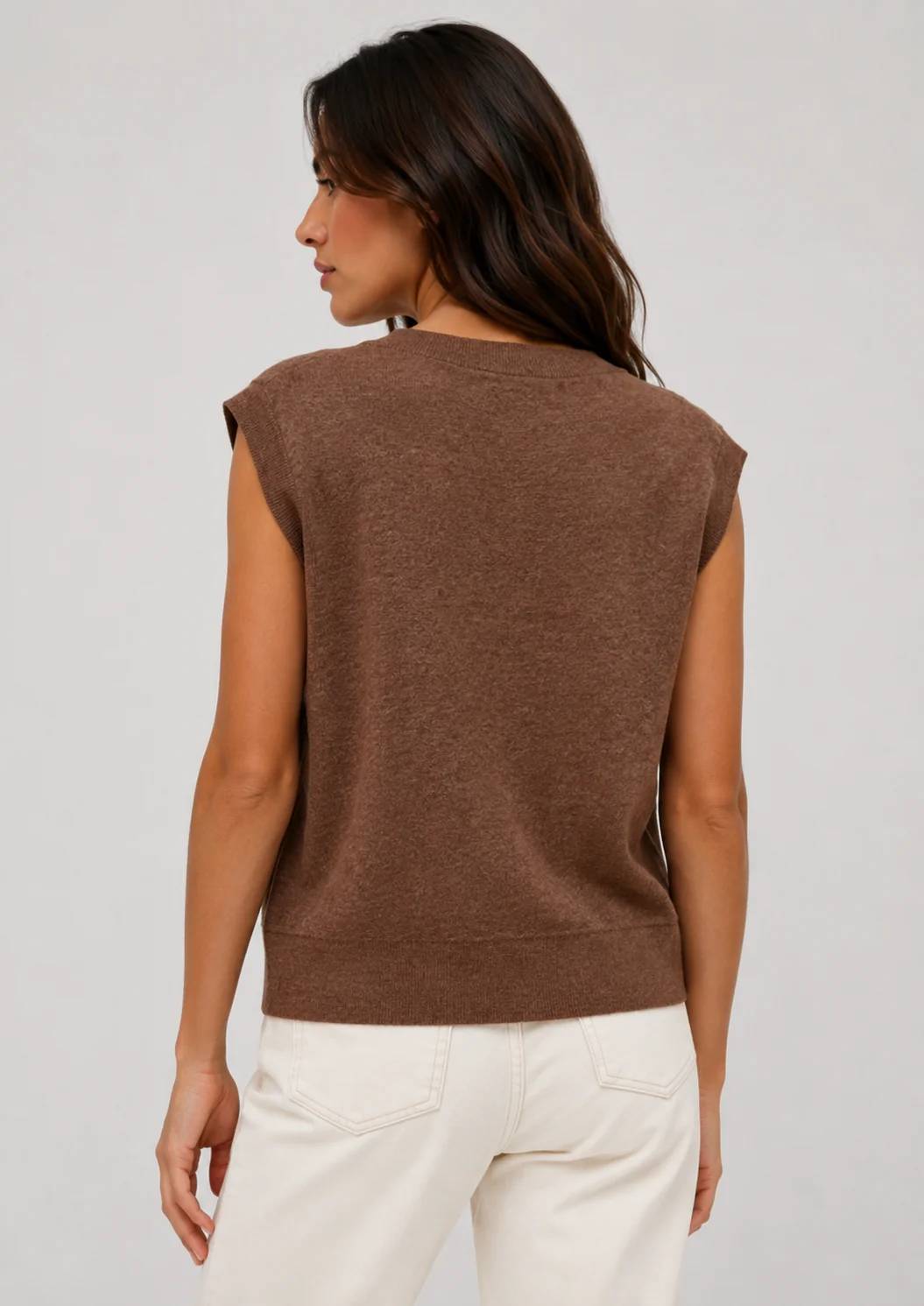 Top Agueda Sl V-Neck Vest Boo Vero Moda 