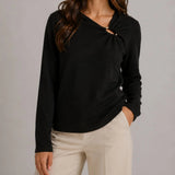 Maglia Jain Buckle V-Neck Pullover Vero Moda 