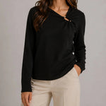 Maglia Jain Buckle V-Neck Pullover Vero Moda 