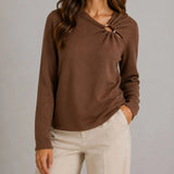 Maglia Jain Buckle V-Neck Pullover Vero Moda 