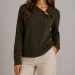 Maglia Jain Buckle V-Neck Pullover Vero Moda 