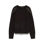 Maglia Abigail Ls O-Neck Pearl Pullover Vero Moda 