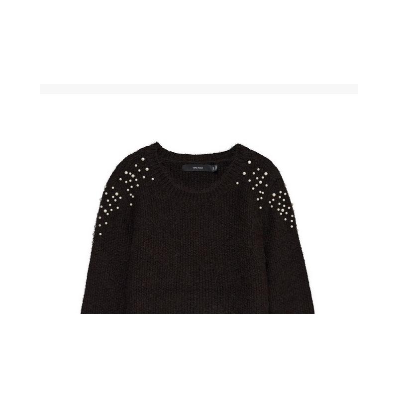 Maglia Abigail Ls O-Neck Pearl Pullover Vero Moda 