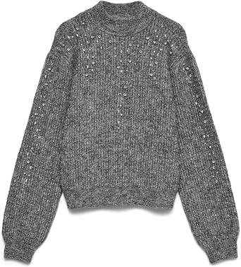 Maglia Parma Ls Highneck Pullover Prm Vero Moda 