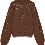 Maglia Parma Ls Highneck Pullover Prm Vero Moda 