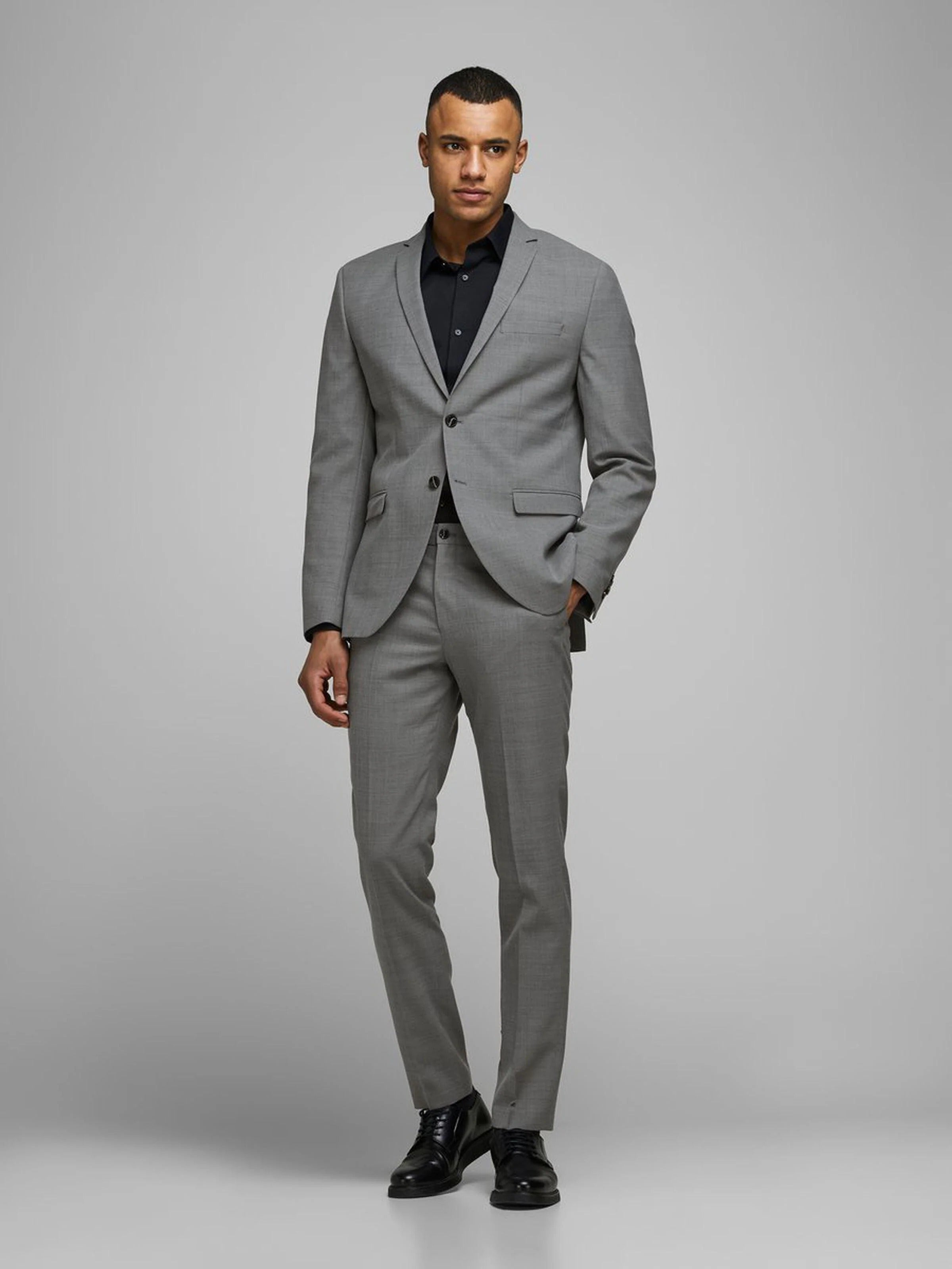 12141112LIGHT GREY JACK & JONES