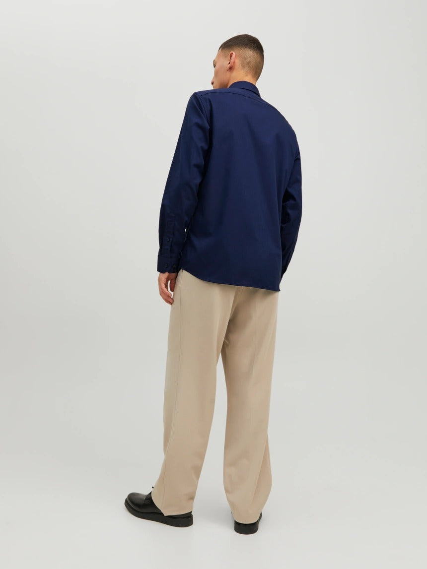 camicia parker 12227385PERFECT NAVY JACK & JONES