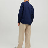 camicia parker 12227385PERFECT NAVY JACK & JONES