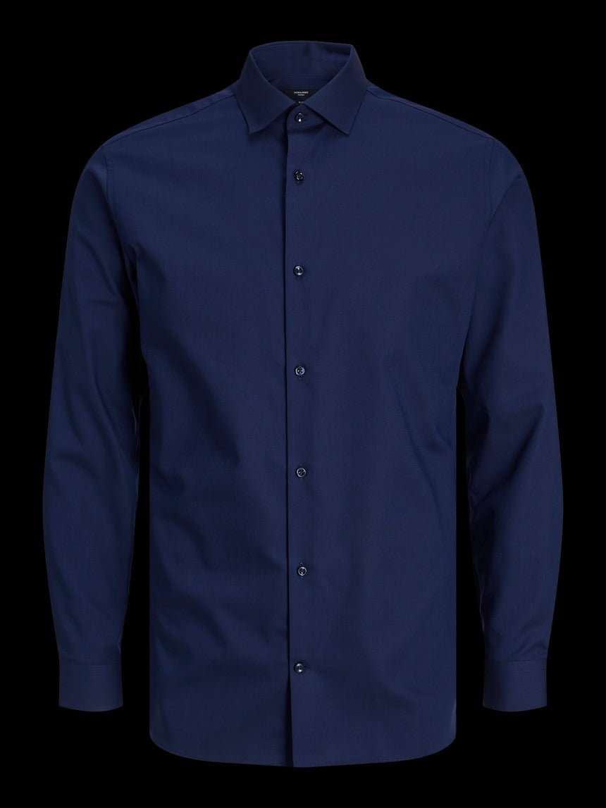 camicia parker 12227385PERFECT NAVY JACK & JONES