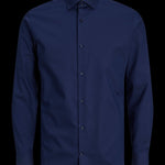camicia parker 12227385PERFECT NAVY JACK & JONES