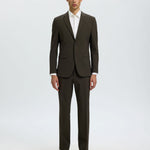 Giacca Uomo Selected Homme Liam Slim Fit Pied-de-Poule Marrone 16094325 