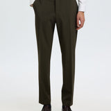 Pantalone Uomo Selected Homme Liam Slim Fit Pied-de-Poule Marrone 16094326 