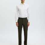 Pantalone Uomo Selected Homme Liam Slim Fit Pied-de-Poule Marrone 16094326 