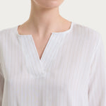 Camicia M3/4 Scollo V Ragno 