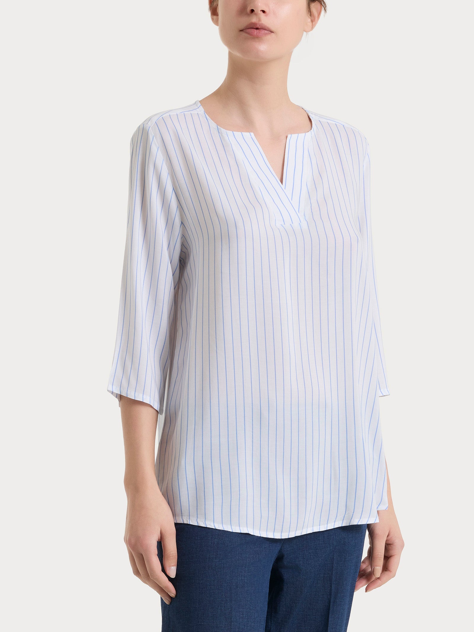 Camicia M3/4 Scollo V Ragno 