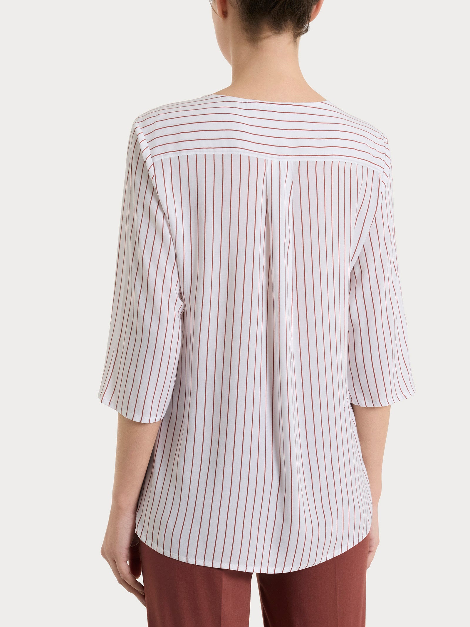 Camicia M3/4 Scollo V Ragno 