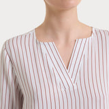 Camicia M3/4 Scollo V Ragno 